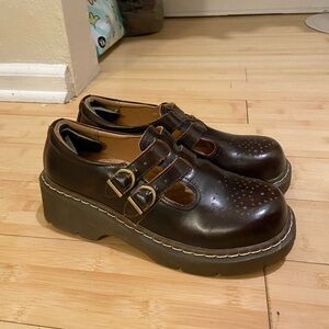 Brown Mary Jane shoes size 7.5 women's